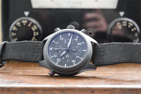 iwc iw371815|IWC Pilot’s Watch Double Chronograph TOP GUN Ceratanium.